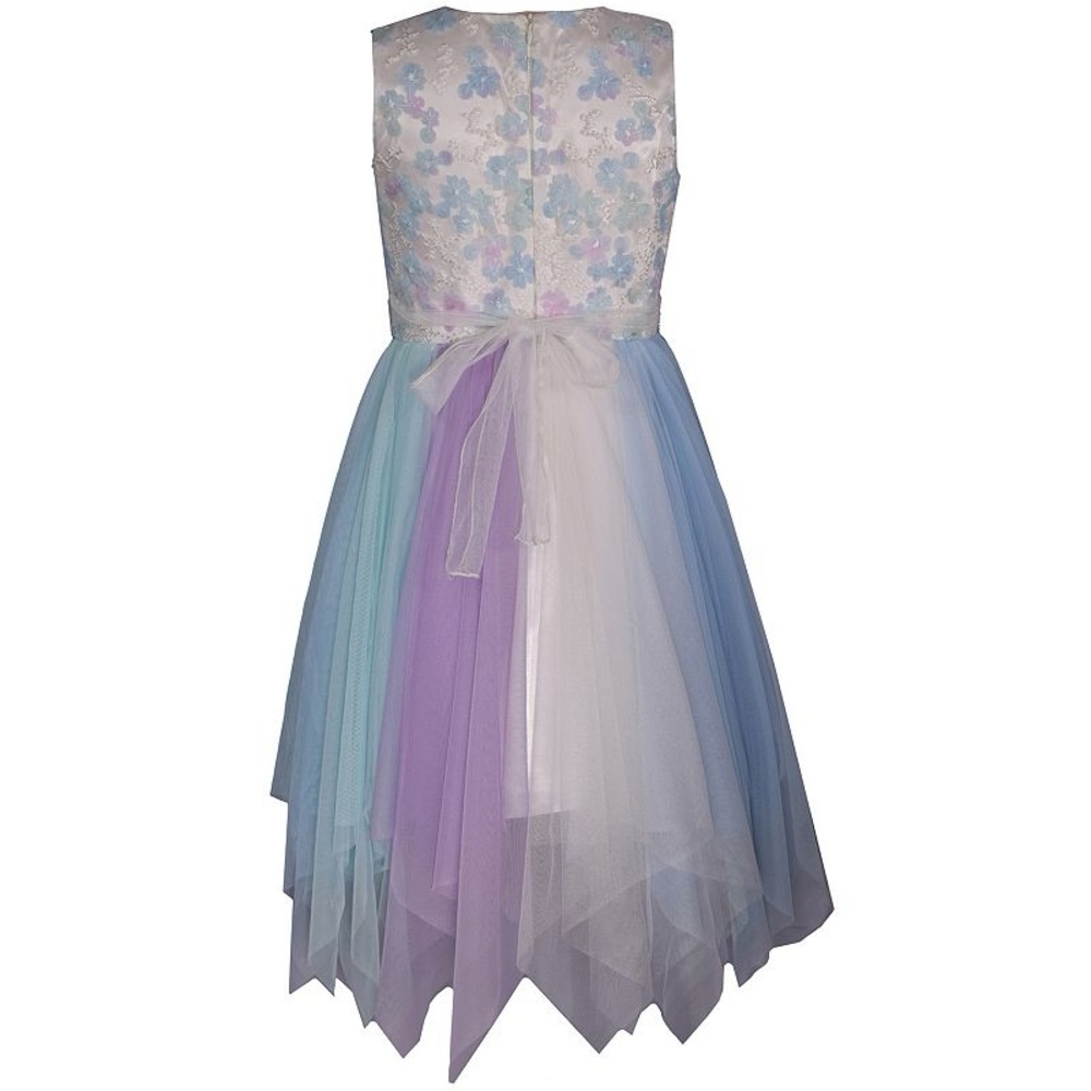 Pastel Floral Tulle Dress